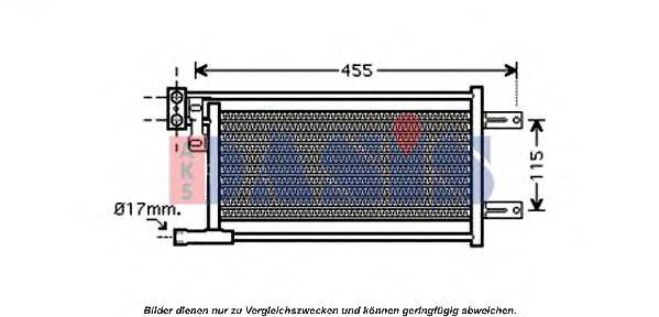 AKS DASIS 056027N масляний радіатор, моторне масло