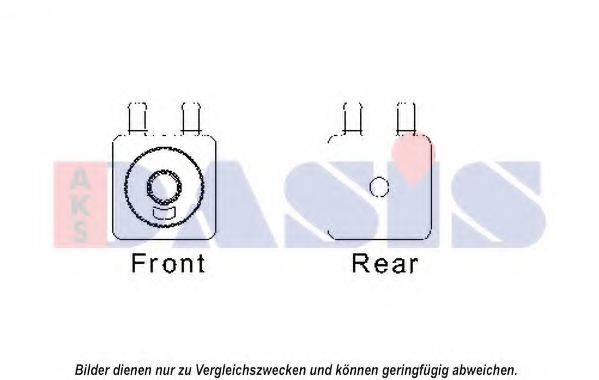 AKS DASIS 066002N масляний радіатор, моторне масло