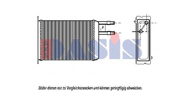 AKS DASIS 069040N Теплообмінник, опалення салону