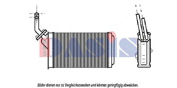 AKS DASIS 069170N Теплообмінник, опалення салону
