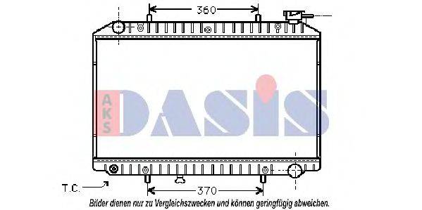 AKS DASIS 070270N Радіатор, охолодження двигуна