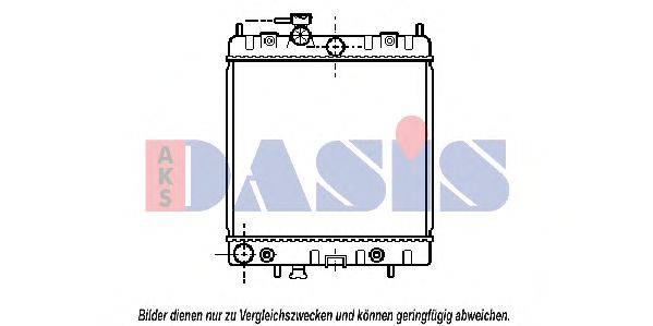 AKS DASIS 073150N Радіатор, охолодження двигуна