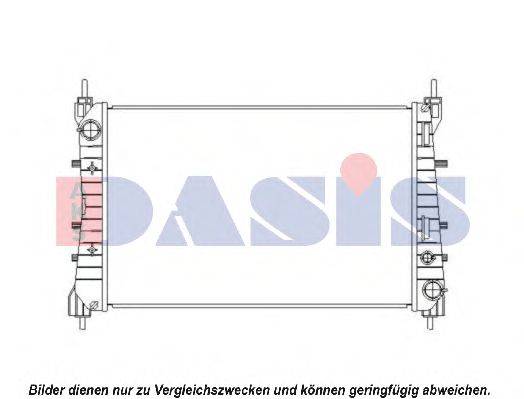 AKS DASIS 080063N Радіатор, охолодження двигуна