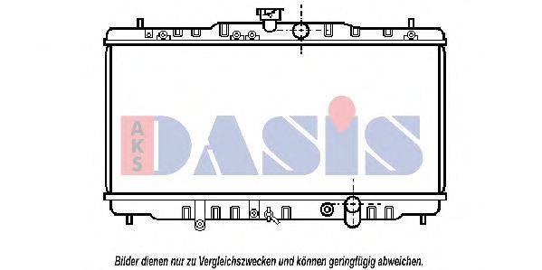 AKS DASIS 100620N Радіатор, охолодження двигуна