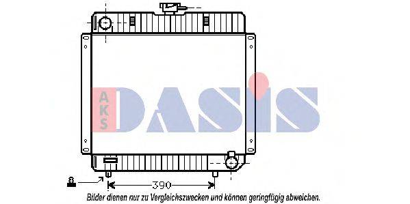 AKS DASIS 131040N Радіатор, охолодження двигуна