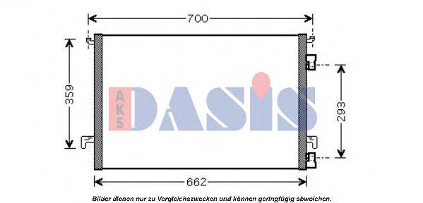 AKS DASIS 152029N Конденсатор, кондиціонер