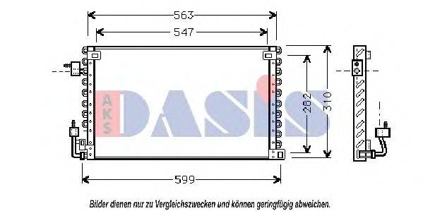 AKS DASIS 162290N Конденсатор, кондиціонер