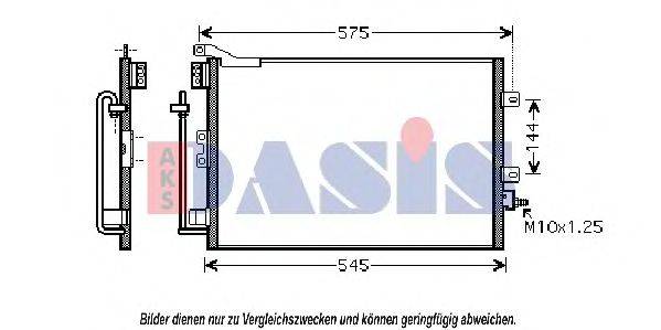 AKS DASIS 182035N Конденсатор, кондиціонер