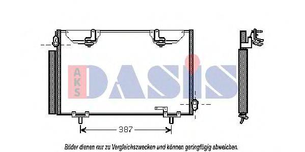 AKS DASIS 212036N Конденсатор, кондиціонер