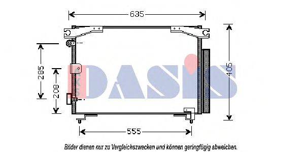 AKS DASIS 212920N Конденсатор, кондиціонер