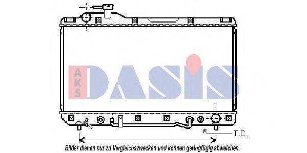 AKS DASIS 213560N Радіатор, охолодження двигуна