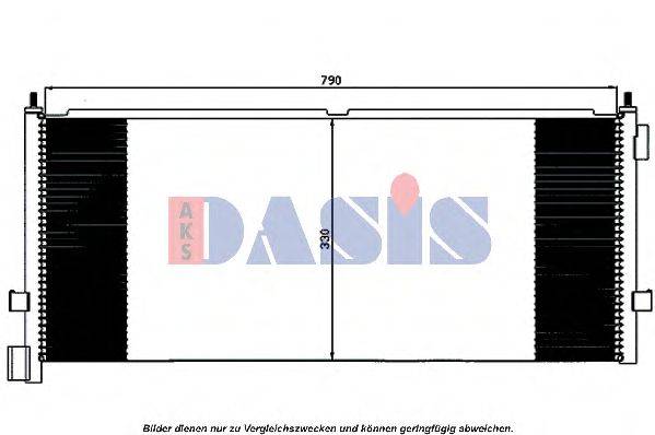 AKS DASIS 282004N Конденсатор, кондиціонер