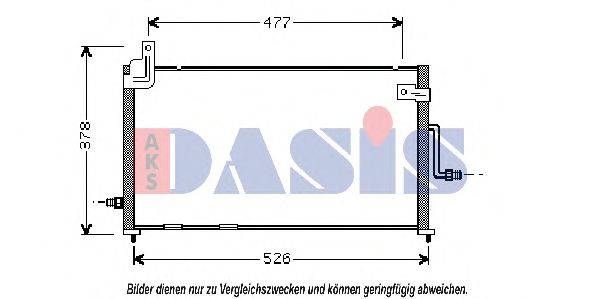 AKS DASIS 512014N Конденсатор, кондиціонер