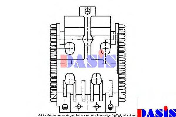 AKS DASIS 740136N Блок управління, опалення/вентиляція