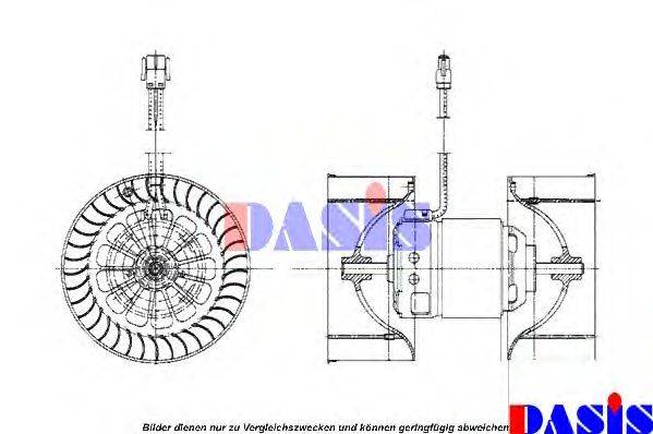 AKS DASIS 740350N Вентилятор салону