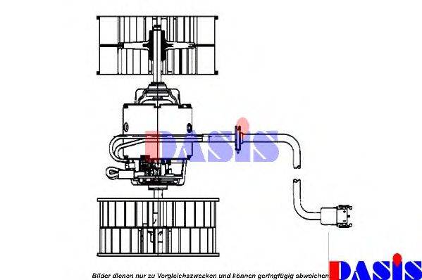 AKS DASIS 742080N Вентилятор салону