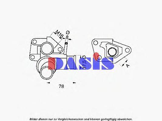 AKS DASIS 750738N Термостат, охолоджуюча рідина