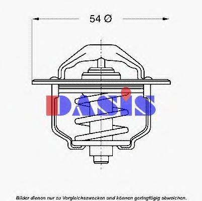 AKS DASIS 750744N Термостат, охолоджуюча рідина