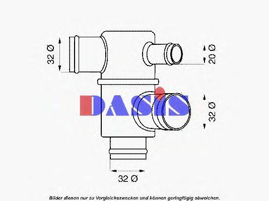 AKS DASIS 750891N Термостат, охолоджуюча рідина