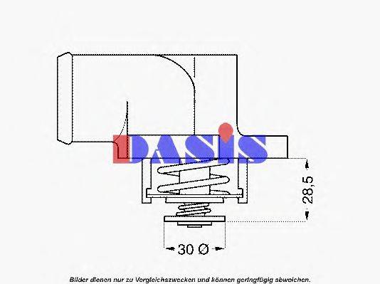 AKS DASIS 750911N Термостат, охолоджуюча рідина