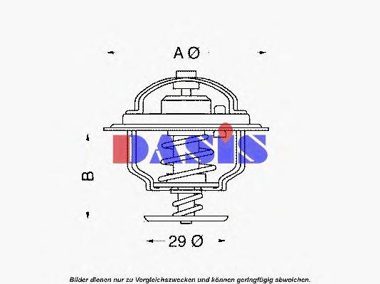 AKS DASIS 750921N Термостат, охолоджуюча рідина