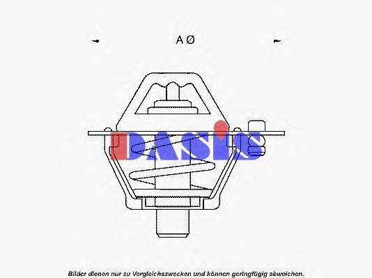 AKS DASIS 750966N Термостат, охолоджуюча рідина