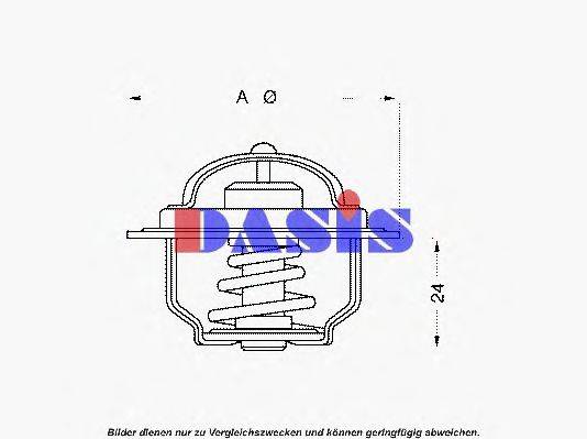 AKS DASIS 751766N Термостат, охолоджуюча рідина