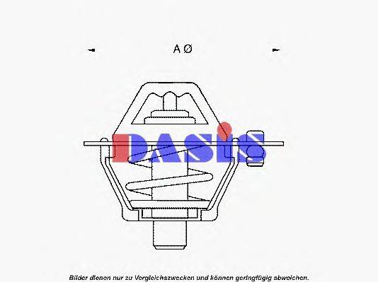 AKS DASIS 751804N Термостат, охолоджуюча рідина