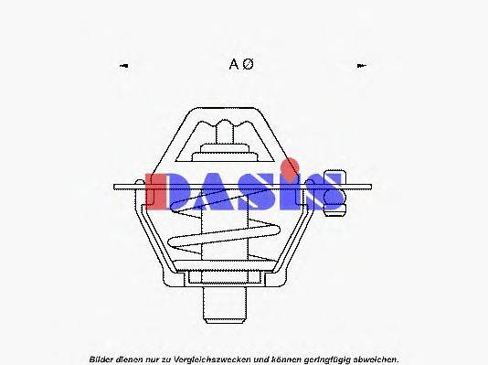 AKS DASIS 751807N Термостат, охолоджуюча рідина