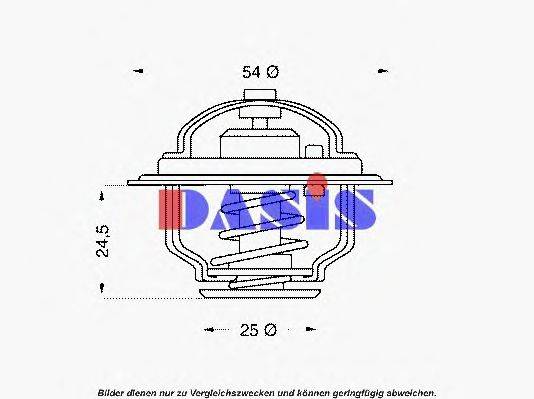 AKS DASIS 751851N Термостат, охолоджуюча рідина