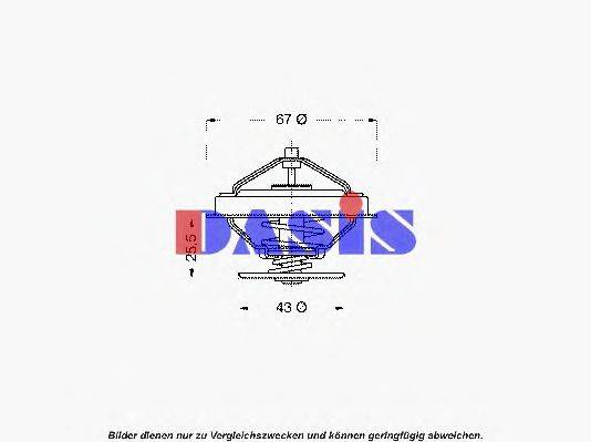 AKS DASIS 407892D Термостат, охолоджуюча рідина