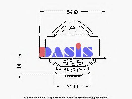 AKS DASIS 408971D Термостат, охолоджуюча рідина