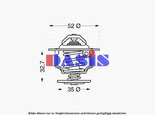 AKS DASIS 751946N Термостат, охолоджуюча рідина