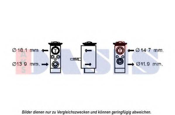 AKS DASIS 840186N Розширювальний клапан, кондиціонер