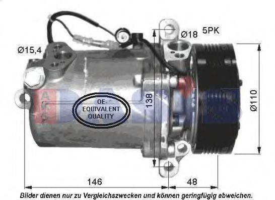 AKS DASIS 851535N Компресор, кондиціонер