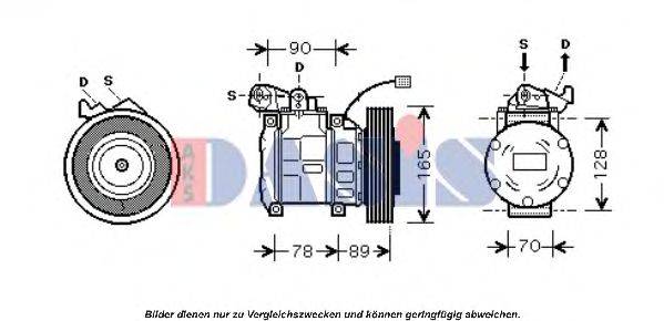 AKS DASIS 851674N Компресор, кондиціонер