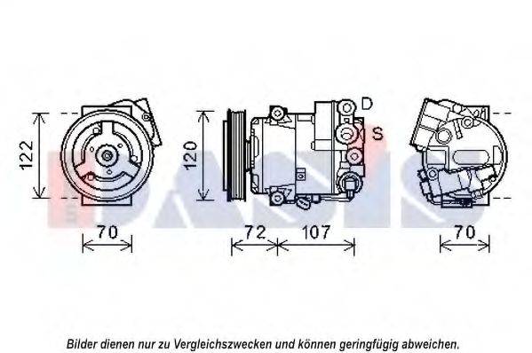 AKS DASIS 852603N Компресор, кондиціонер