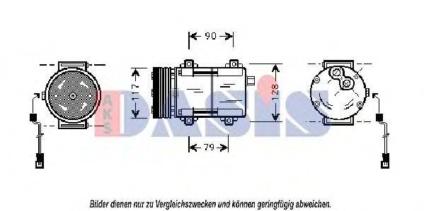 AKS DASIS 853420N Компресор, кондиціонер