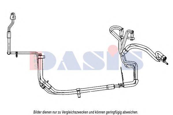 AKS DASIS 885808N Трубопровід високого/низкого тиску, кондиціонер