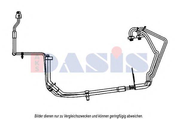 AKS DASIS 885817N Трубопровід високого/низкого тиску, кондиціонер