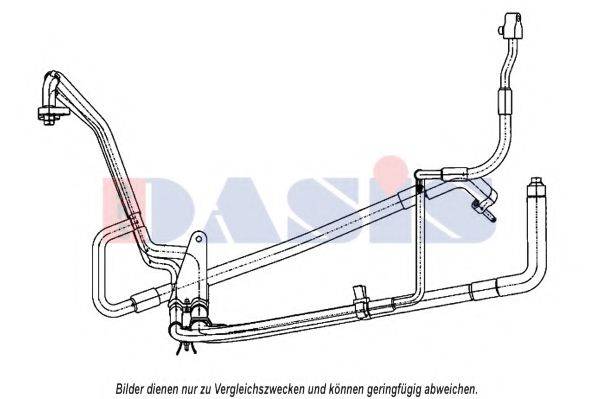 AKS DASIS 885818N Трубопровід високого/низкого тиску, кондиціонер