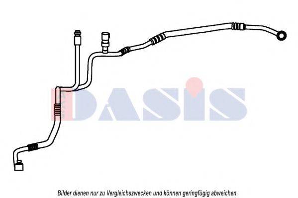 AKS DASIS 885835N Трубопровід високого тиску, кондиціонер