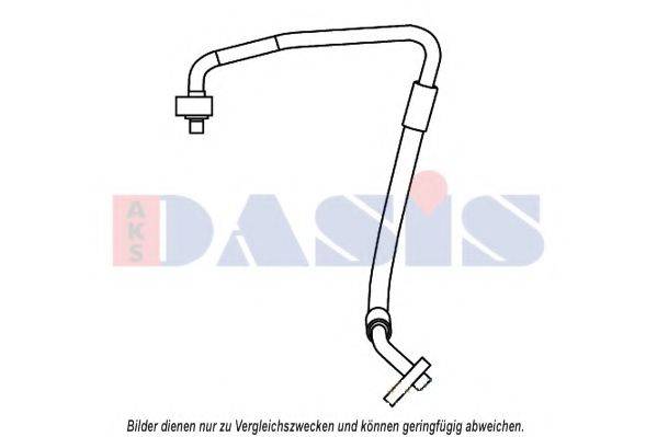 AKS DASIS 885859N Трубопровід високого тиску, кондиціонер