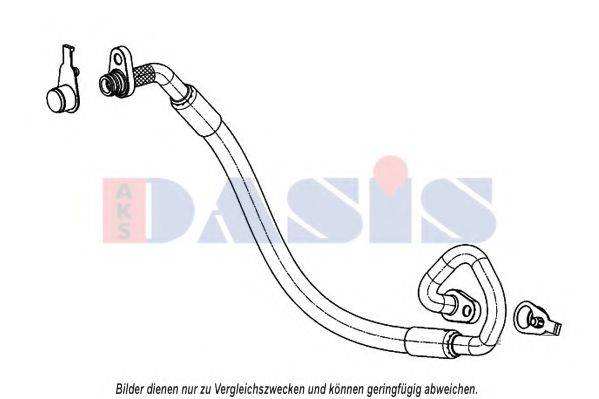 AKS DASIS 885896N Трубопровід високого тиску, кондиціонер