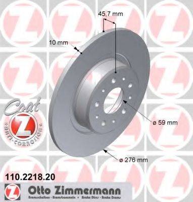 ZIMMERMANN 110221820 гальмівний диск