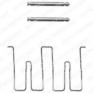 DELPHI LX0084 Комплектуючі, колодки дискового гальма