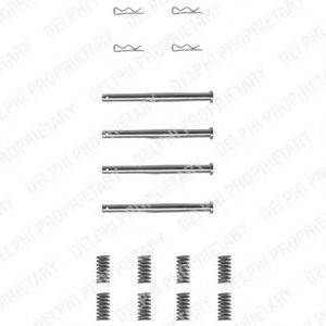 DELPHI LX0177 Комплектуючі, колодки дискового гальма