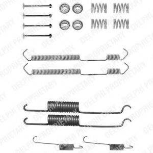 DELPHI LY1063 Комплектуючі, гальмівна колодка