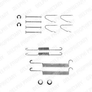 DELPHI LY1096 Комплектуючі, гальмівна колодка