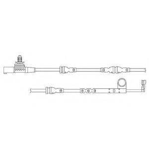 DELPHI LZ0229 Контрольний контакт, контроль шару гальмівних колодок